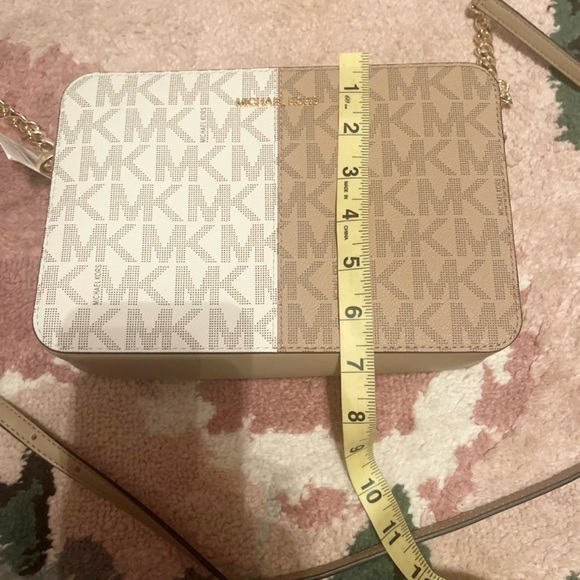 Michael Kors Jet Set Camel Colorblock Multi Crossbody Bag NWT FIRM - Picture 3 of 6